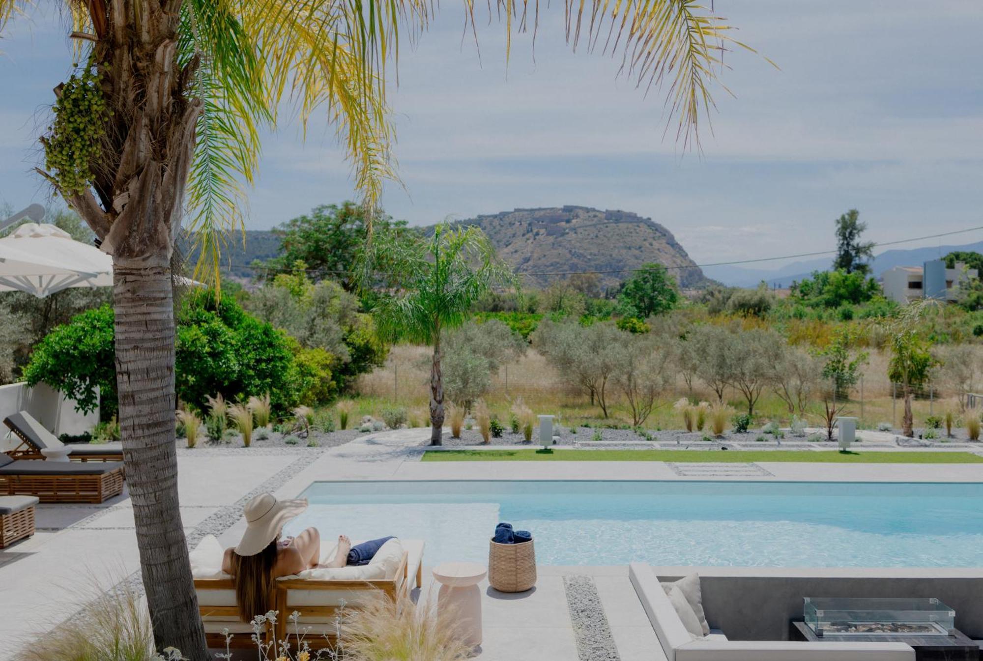 Nafplio Blue Topaz Poolside Villa Luaran gambar